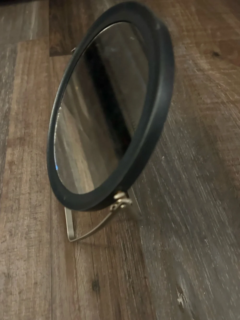 Vintage 2-Sided shaving Make-Up Mirror adjustable Stand magnifying